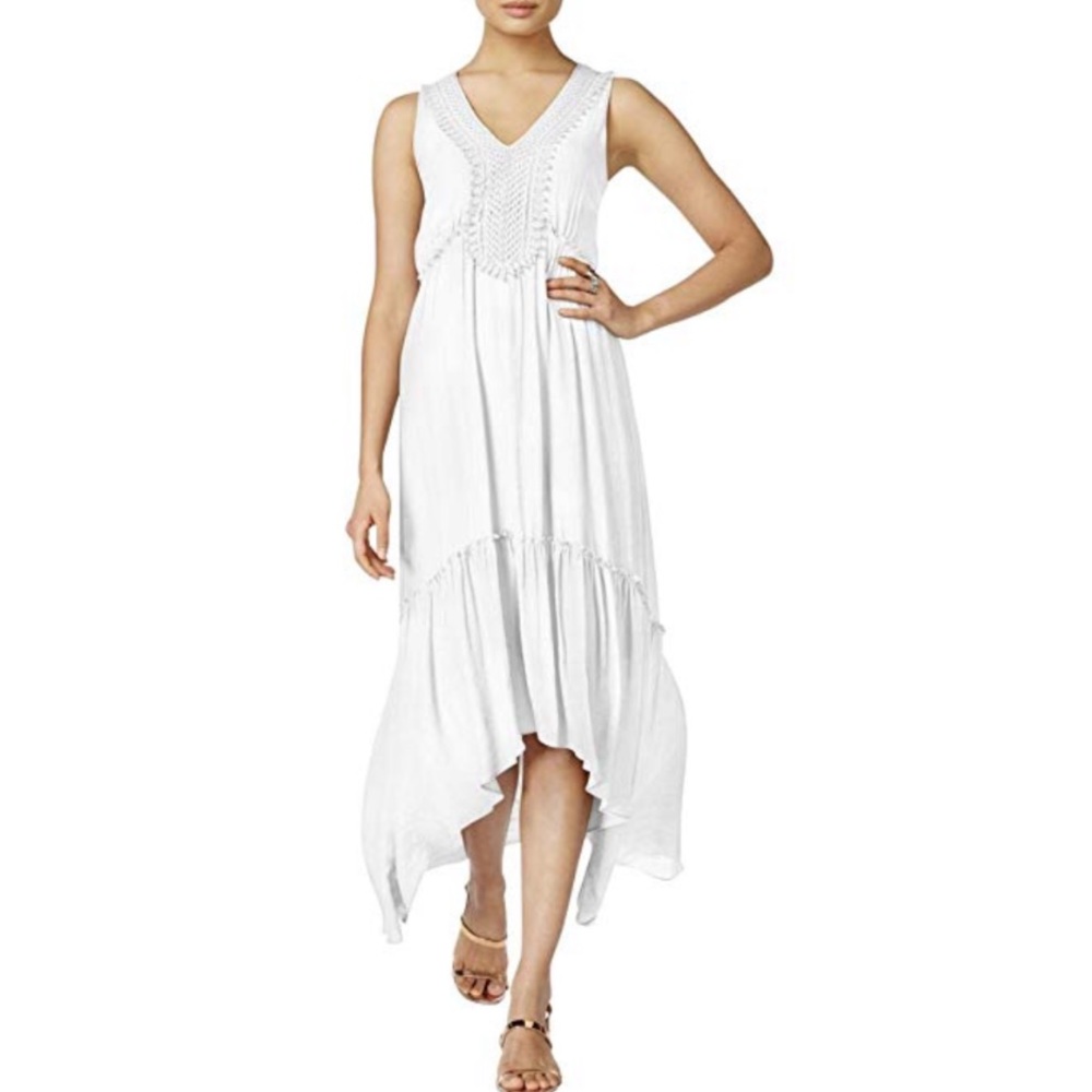 NY Collection White Maxi Dress